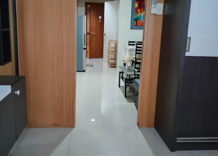 349-1br 1bed Quenn 1sofa Bed 2extra Mattress Moa View With Balcony マニラ市